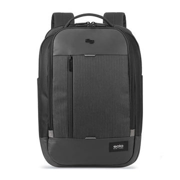 Solo Magnitude Backpack, For 17.3" Laptops, 12.5 X 6 X 18.5, Black Herringbone freeshipping - TVN Wholesale